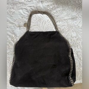Stella McCartney Black Chain-Trim Tote